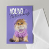 Young & Fabulous verjaardagskaart