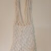 tas, macramé met binnenzak, wit