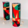 20 oz Drinkbeker met Afrikaanse Geometrische Print – Thermobeker 590 ml – Warm & Koud