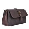 Beocca leren schoudertas Lua donkerbruin