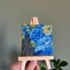 KUNSTBAL - Vincent van Gogh - Handgeschilderd canvas voor in de kerstboom