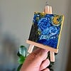 KUNSTBAL - Vincent van Gogh - Handgeschilderd canvas voor in de kerstboom