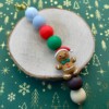Kerst bag charm handgemaakt - KGM122
