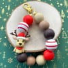 Kerst bag charm handgemaakt - KGR137