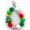 Kerst bag charm handgemaakt - KZG114