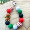 Kerst bag charm handgemaakt - KZM120