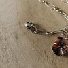 Rough Enough Collection, zilveren ketting met Mookaiet harthanger