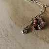 Rough Enough Collection, zilveren ketting met Mookaiet harthanger