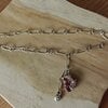 Rough Enough Collection, zilveren ketting met Mookaiet harthanger