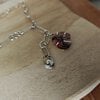 Rough Enough Collection, zilveren ketting met Mookaiet harthanger