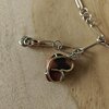 Rough Enough Collection, zilveren ketting met Mookaiet harthanger