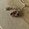 Rough Enough Collection, zilveren ketting met Mookaiet harthanger