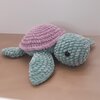 Sea turtle-Schildpad Knuffel- Gehaakte in chenille garen