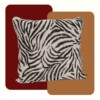 Set van 2 handgemaakte kussens - Zebraprint