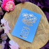 Vaas met bloemen - kaart met rosé goudfolie