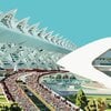 Valencia Marathon Art Print