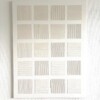 White Grid Lines – Minimal Textured Canvas
