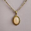 Cabochon met edelsteen Rozenkwarts