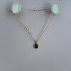 Edelsteen cabochon met Fluoriet