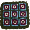Gehaakt Granny Square kussenhoes