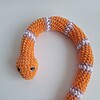 Gehaakte knuffel | Oranje, lila en lichtroze