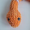 Gehaakte knuffel | Oranje, lila en lichtroze
