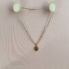 Ketting met cabochon met Fluoriet