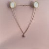 Ketting met edelsteen Aardbeienkwarts