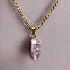 Ketting met edelsteen Aardbeienkwarts
