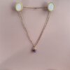 Ketting met edelsteen zwarte toermalijn
