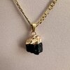 Ketting met edelsteen zwarte toermalijn