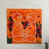 Kunst canvas print, Eco materiaal, Uniek stuk! = True Love (100x100)