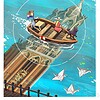 Kunstprint van Utrecht, Illustratie wanddecoratie op mat fine-art papier