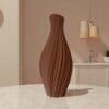 3D Vaas Mocha Matte – Mat Bruin Design | 29 cm