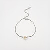 Armband met Kristalvormige Bedel Gevuld met Echt Gipskruid (The Classics)