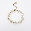 Armband met Kristalvormige Hangers Gevuld met Echt Gipskruid (The Classics)