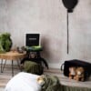 Ballon van stof | Donker groen