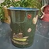 Handgemaakt urn vaas/bloempot