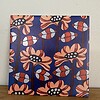 Handgetekende bloemenkaart