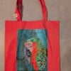 Harlequin Ara Art Tote Bag – kleurrijke papegaai draagtas