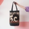 Katten tas, tote bag van gerecycled materiaal