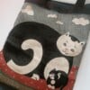 Katten tas, tote bag van gerecycled materiaal