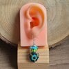 Lentedans & Midzomernacht – Artistieke Lampwork Oorbellen van Glas en Zilver met Modern Folk Feeling