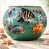 Modern Ocean Fish Vase