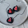 Oorbellen | Crimson Core Set Triangle