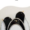 Pinguïns. Glas in lood/ tiffany