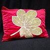 Rood velours Sierkussen