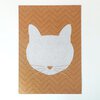Set van 3 Cat Purr Meow katten posters A4
