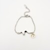 Sierlijke Armband met Ronde Hanger Gevuld met Echt Gipskruid (The Classics)