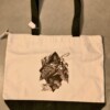 Tote bag met reigers en waterlelies – natuurillustratie